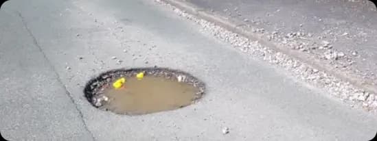 Pothole detection example